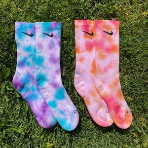 Nike hand dyed socks